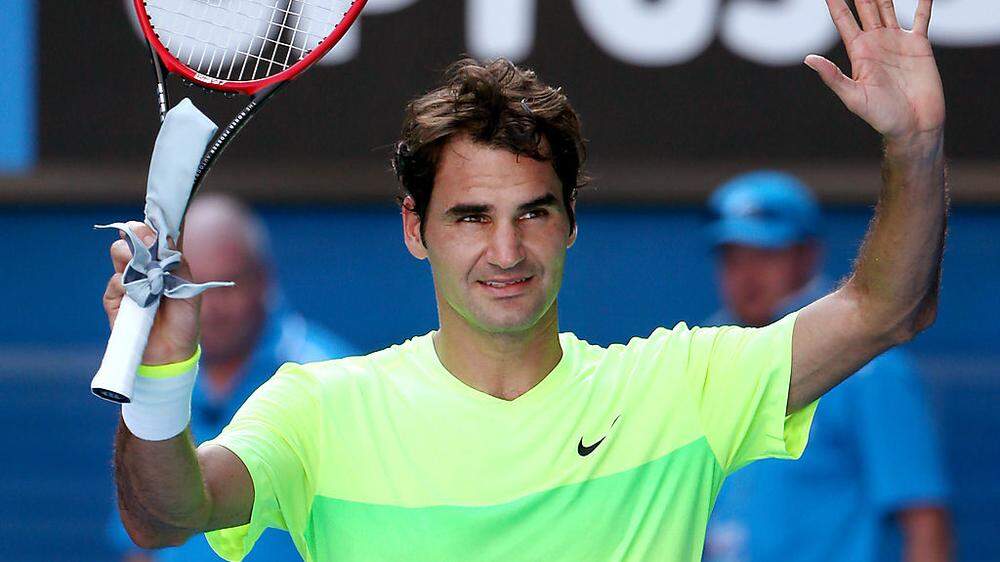 Roger Federer zeigt Mut zur Farbe