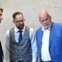 Ex-Minister Grasser mit seinen Verteidigern Wess und Ainedter