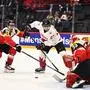 Austria s Marco Kasper, Canada s Barrett Hayton and Austria s goalkeeper Florian Vorauer during the IIHF Ice hockey, Eishockey World Championship, WM, Weltmeisterschaft group A match between Canada and Austria at Avicii Arena in Stockholm, Sweden, on May 15, 2025. STOCKHOLM SWEDEN x10040x *** Austria s Marco Kasper, Canada s Barrett Hayton and Austria s goalkeeper Florian Vorauer during the IIHF Ice Hockey World Championship group A match between Canada and Austria at Avicii Arena in Stockholm, Sweden, on May 15, 2025 STOCKHOLM SWEDEN x10040x PUBLICATIONxNOTxINxDENxNORxSWExFIN Copyright: xAndersxWiklund/TTx ICE HOCKEY WC CANADA-AUSTRIA
