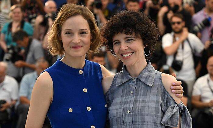 Vicky Krieps und Marie Kreutzer bei den Filmfestspielen von Cannes