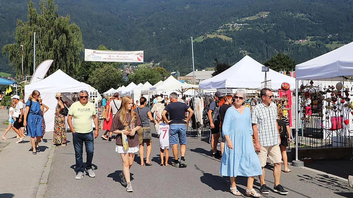 Am heutigen Donnerstag startete der 36. Kunsthandwerksmarkt in Ossiach 