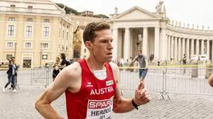 ROME,ITALY,09.JUN.24 - ATHLETICS - European Athletics Championships, half marathon men. Image shows Peter Herzog (AUT).
Photo: GEPA pictures/ Patrick Steiner