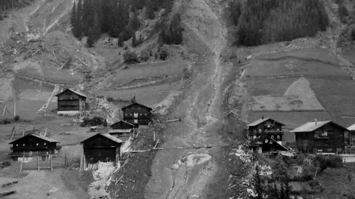 Der Ort Gassen wurde vor 50 Jahren durch Muren und Hoch- wasser zerstört