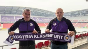 Austria-Präsident Robert Micheu mit Slobodan Grubor