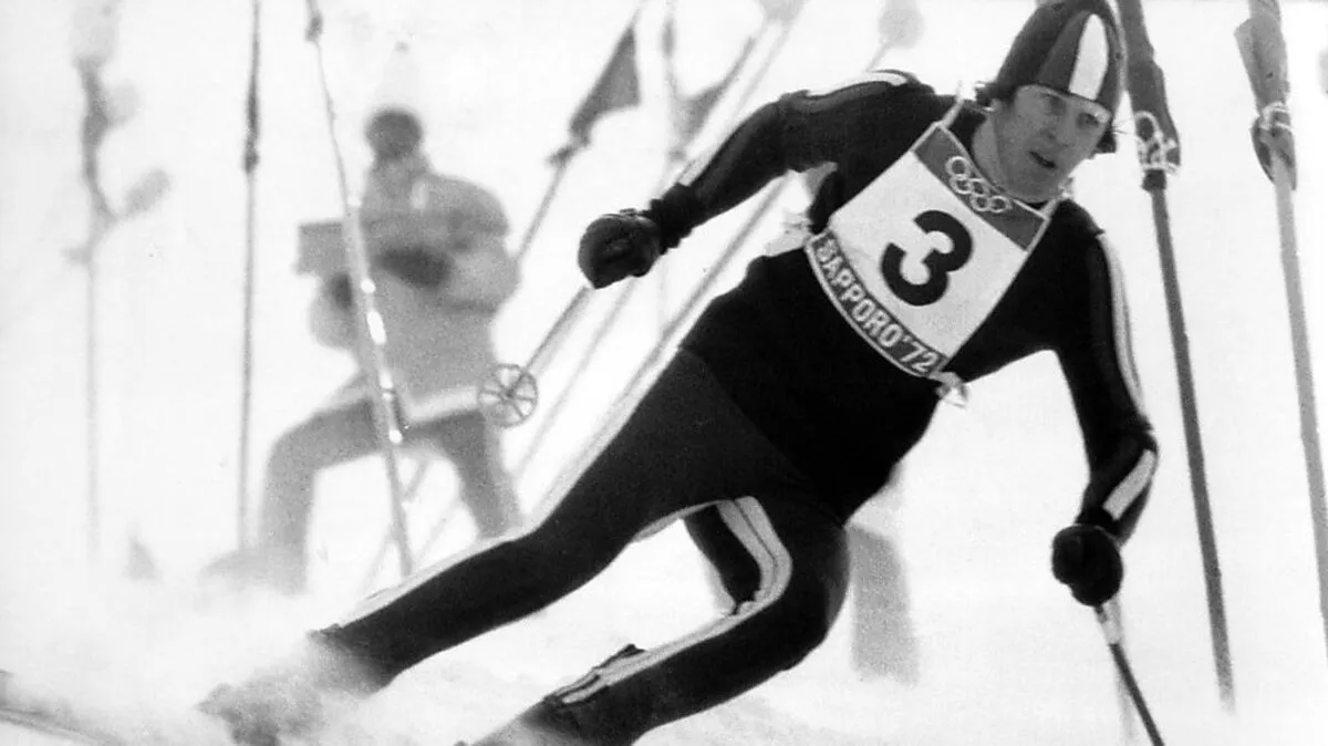 Roland Thöni bei den Olypmischen Spielen in Sapporo 1972
