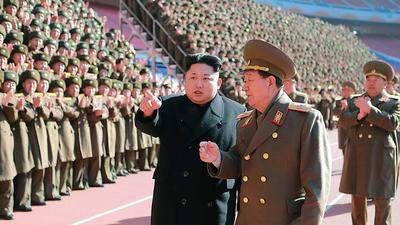 Nordkoreas Diktator Kim Jong Un drohte erst gestern wieder mit Krieg