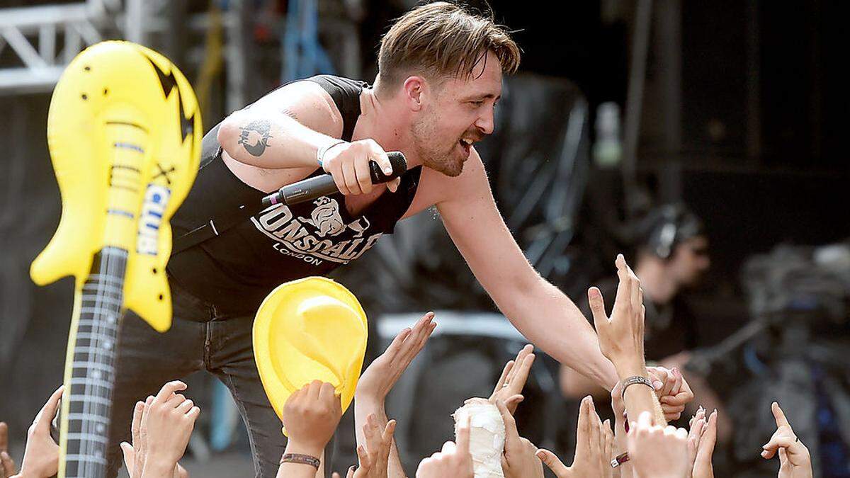 Für das heurige Nova-Rock-Festival - im Foto die Antilopen-Gang - schaut es eher finster aus 