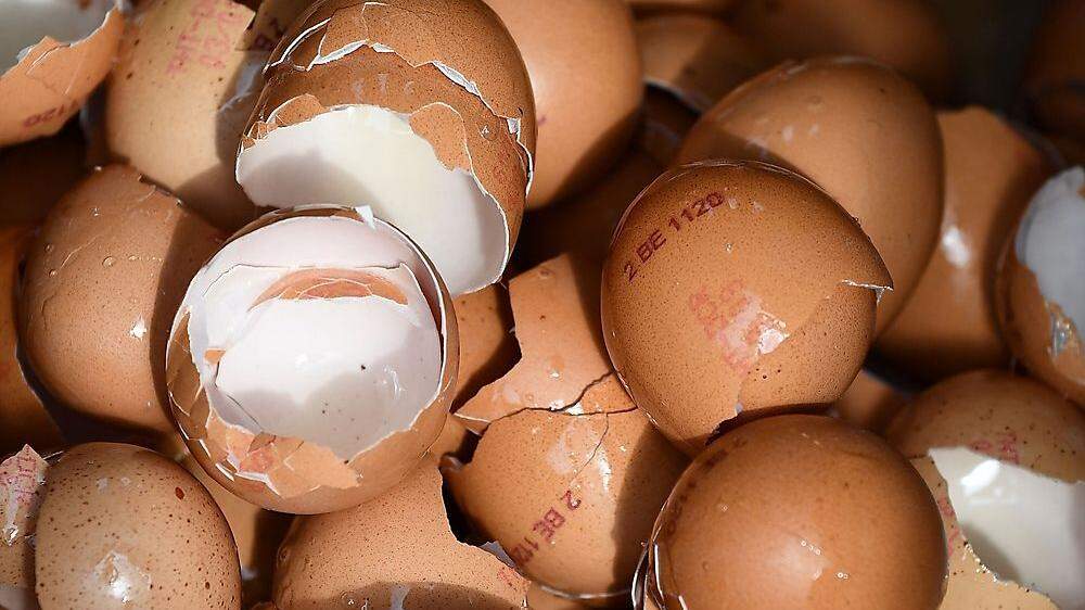 Eier wurden zu Boden geworfen (Sujetfoto)