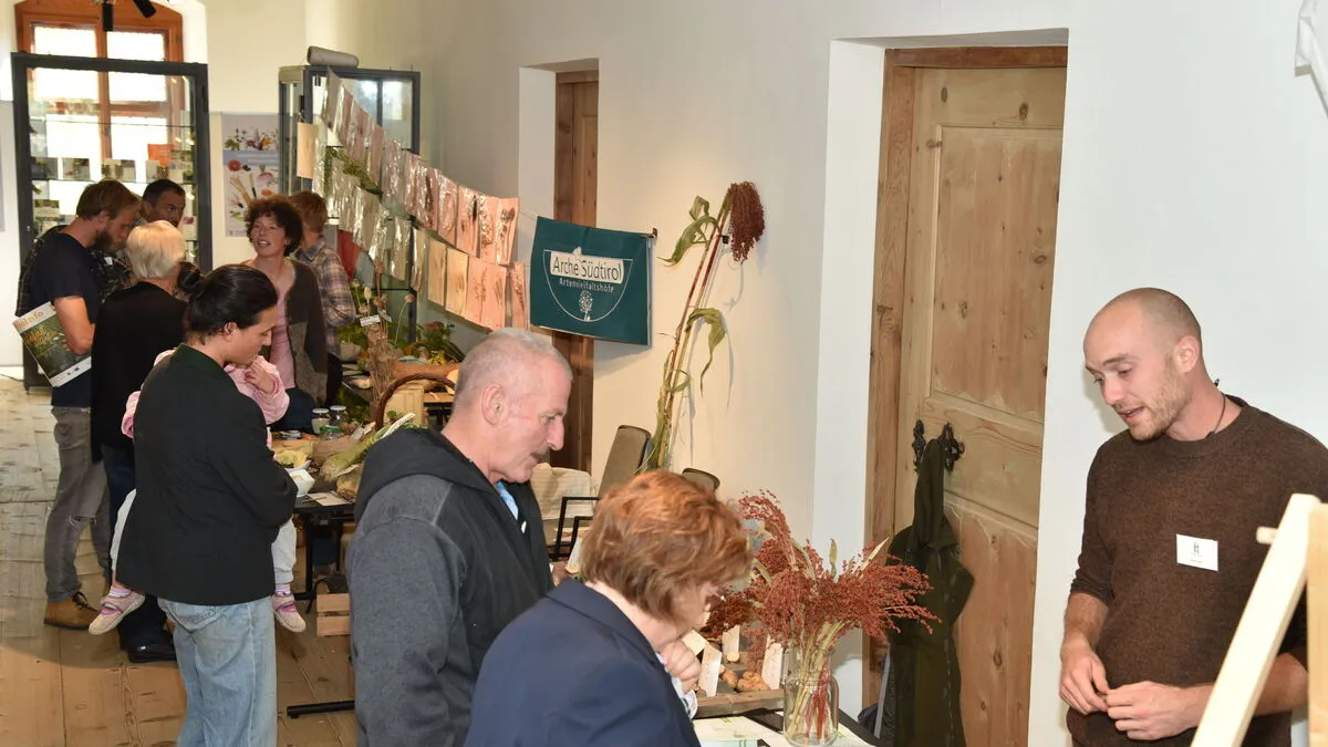Hunderte Besucher überzeugten sich von der Vielfalt der Kulturpflanzen, wie sie etwa im Pustertal anzutreffen ist