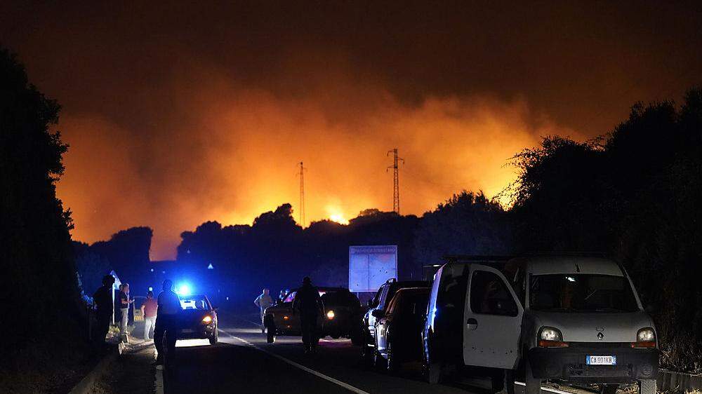 Waldbrände in Sardinien