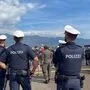 Die Polizei im Einsatz bei der Airpower
