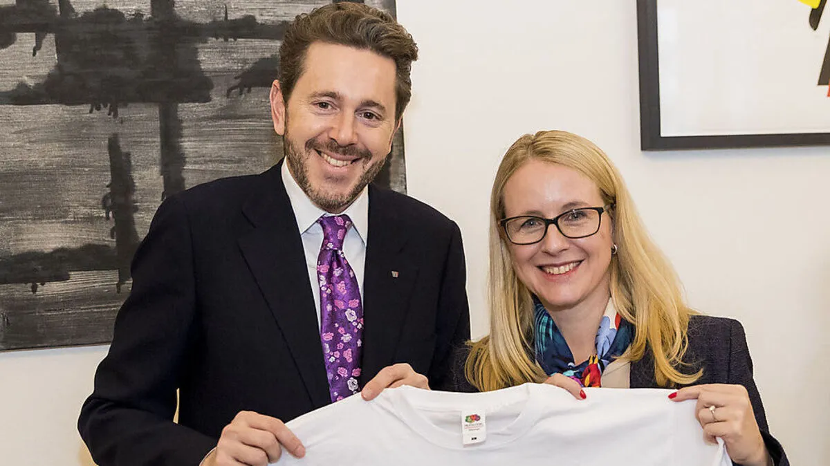 Mahrer und seine Nachfolgerin im Wirtschaftsministerium, Margarete Schramböck