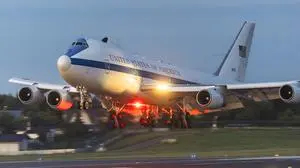 Das Doomsday-Flugzeug aus den USA landete jetzt in Aviano in Italien (Archivfoto)