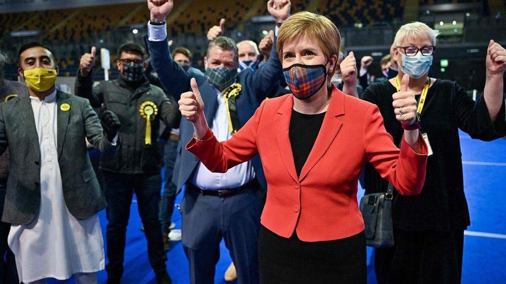 Vorsitzende der Schottischen Nationalpartei (SNP), Regierungschefin Nicola Sturgeon