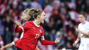 Sarah Puntigam hat Grund zur Freude