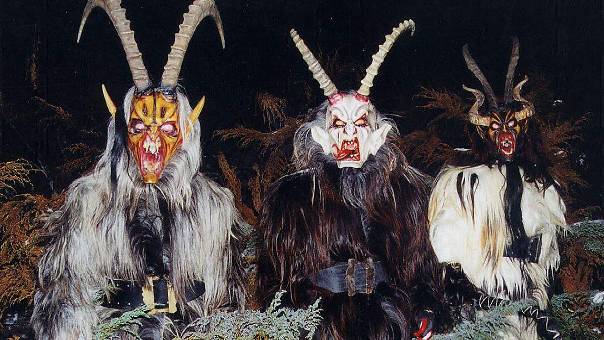 Schaurig-schöne Gestalten sind beim Benefiz-Krampuskränzchen am Wachsenberg mit dabei