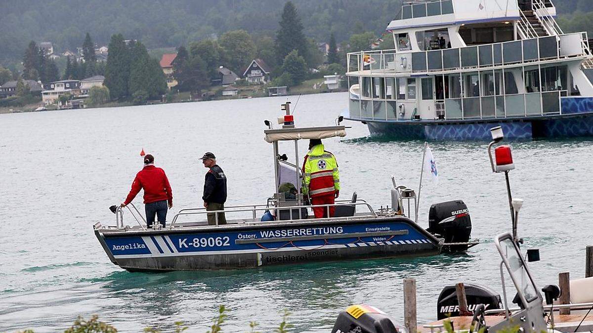 Nach dem tödlich Verunglückten wurde stundenlang gesucht