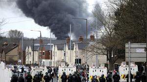 Die Unruhen in Nordirland gehen weiter