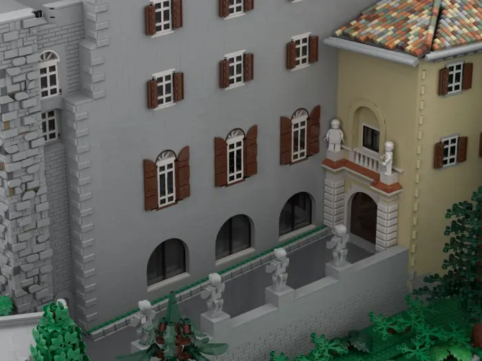 Ein Teilausschnitt des Lego-Schlosses