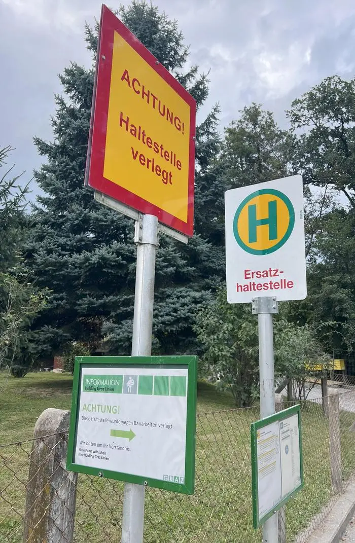 Doppelt hält besser an der Bushaltestelle Rohrbachfeld