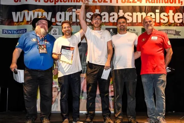 Großen Jubel und tosenden Applaus dann bei der Siegerehrung: Steirischer Landesmeister wurde das Team "Steirerhof BBQ" und dazu der 3. Platz in der Staatsmeisterschaft