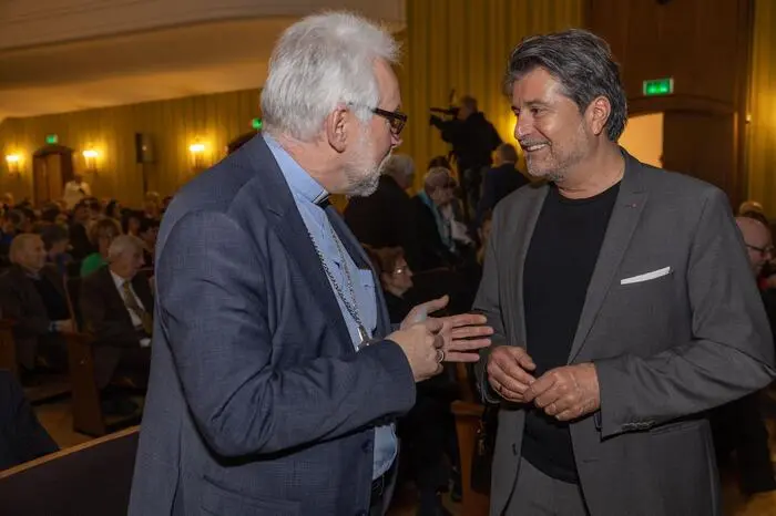 Bischof Josef Marketz war ebenfalls im Konzerthaus zu Gast 
