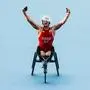 PARIS,FRANCE,02.SEP.24 - PARALYMPICS, TRIATHLON - Paralympic Summer Games Paris 2024. Image shows the rejoicing of Florian Brungraber (AUT).
Photo: GEPA pictures/ Patrick Steiner
