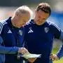 WAC-Chefcoach Thomas Silberberger mit Co-Trainer Hannes Jochum