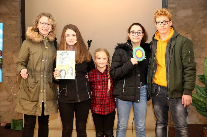 Mit einem Sketch brillierten die Schüler der Neuen Mittelschule Straßburg. 