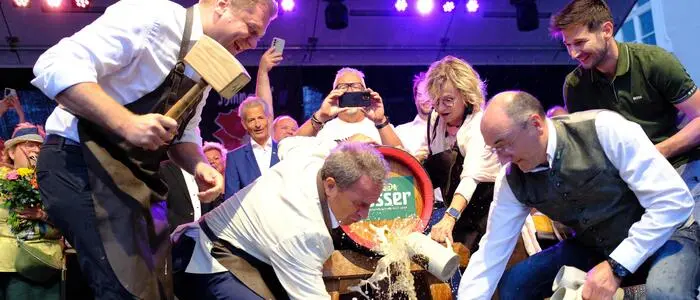 Bieranstich beim Lienzer Sommerfest