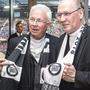 Erzbischof Lackner, Bischof Schwarz im Mai in Klagenfurt beim ÖFB Cup-Finale RB Salzburg gegen Sturm Graz