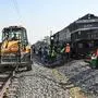 Mehrere Waggons entgleisten