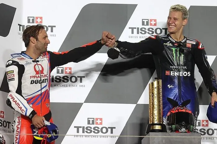  Fabio Quartararo (FRA) Johann Zarco (FRA) Jorge Martin (ESP)  Hier kommen Sie zum Rennbericht!