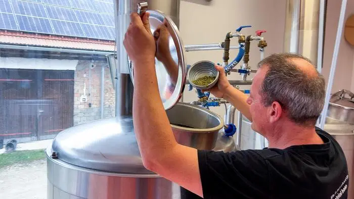 In Pichla bei St. Veit/Vogau braut Pock sein Bier.