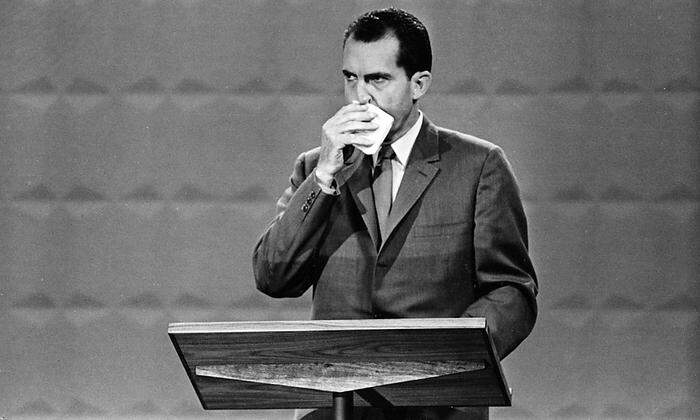 Richard Nixon bei einer der vier TV-Konfrontationen