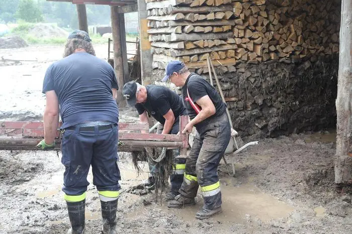 Aflenz gehört zu jenen Gemeinden, wo eine Unwetterfront vergangenen Dienstag für massive Überschwemmungen sorgte.
