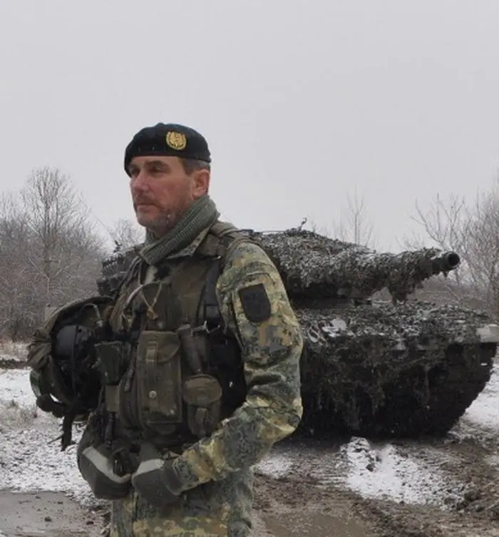 Oberst Jörg Loidolt, Kommandant eines Panzerbataillons 