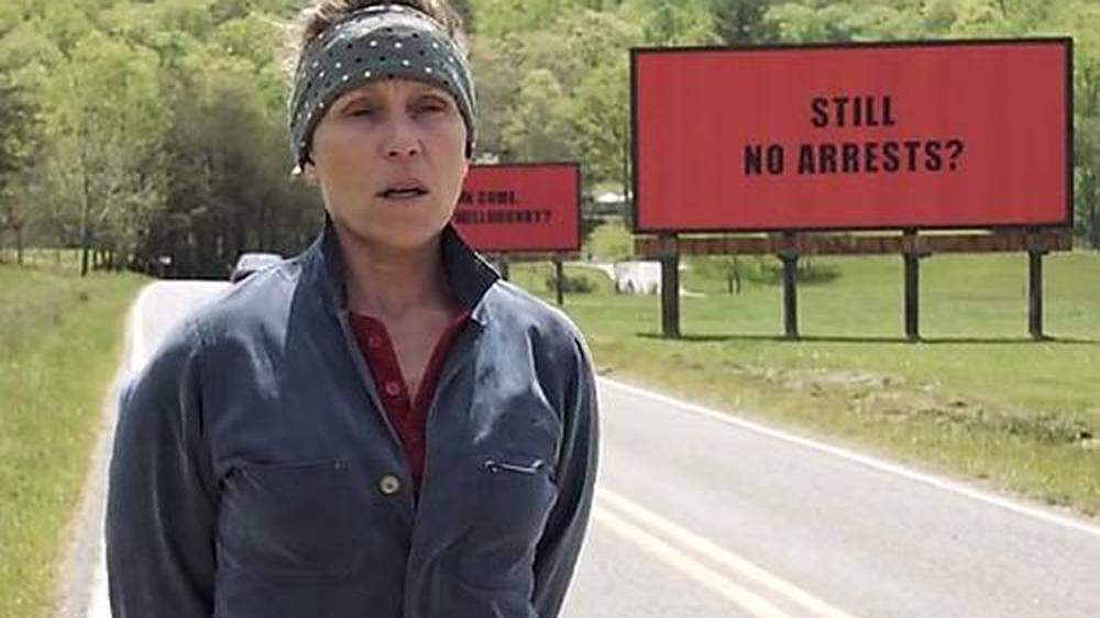 Furioses und oscargekröntes Spiel: Frances McDormand in &quot;Three Billboards Outside Ebbing, Missouri&quot;
