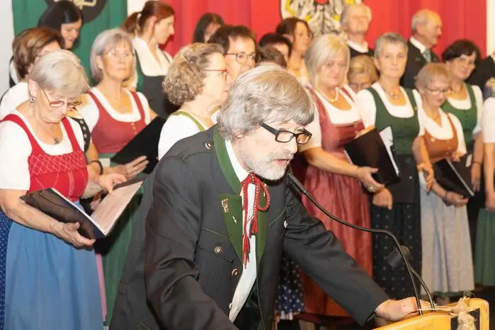 Obmann Werner Zenz vom Gemischten Chor Hartberg.