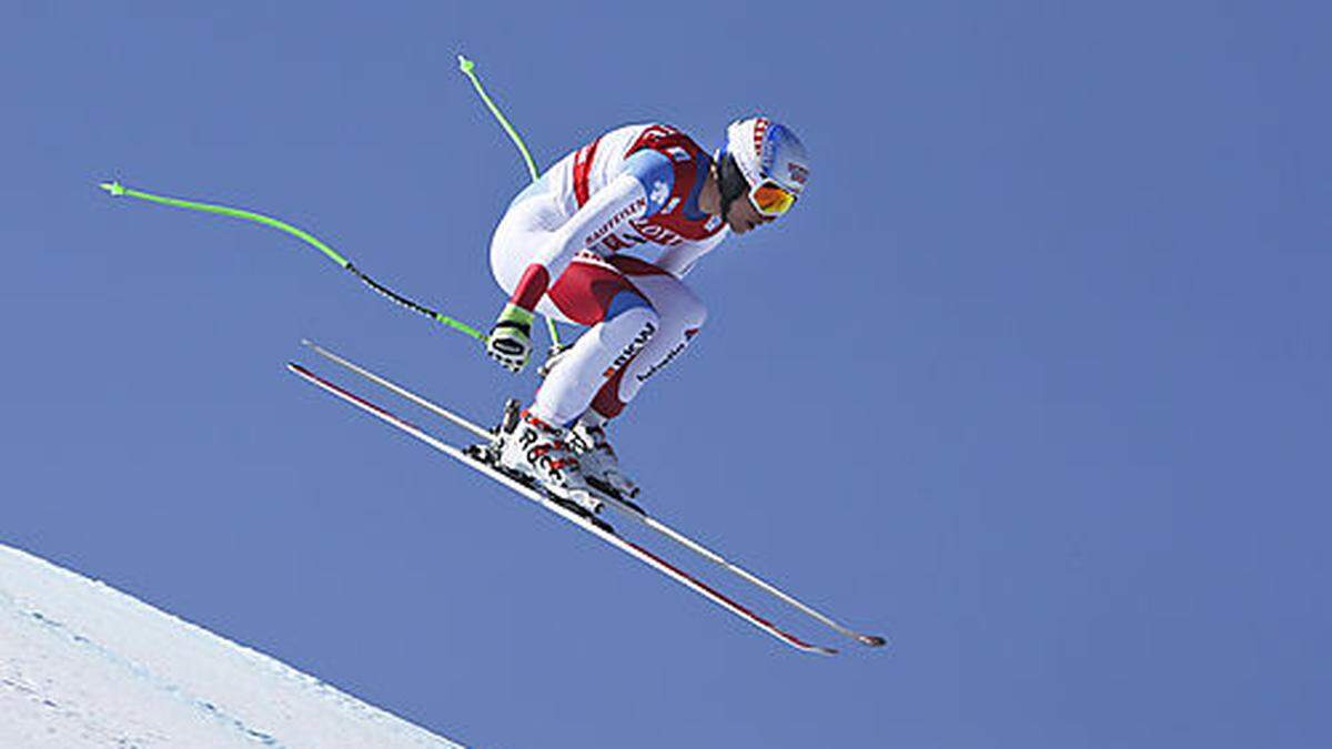 Carlo Janka flog im Super-G zum Sieg