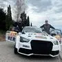 Gerfried Ambrosch (links) stieg zu Kurt Huber ins Rallye-Auto