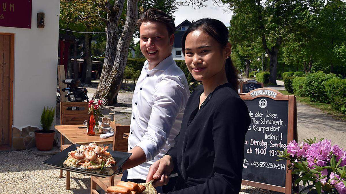 Mintra und Constantin Thaler verwöhnen mit Thai-Küche.