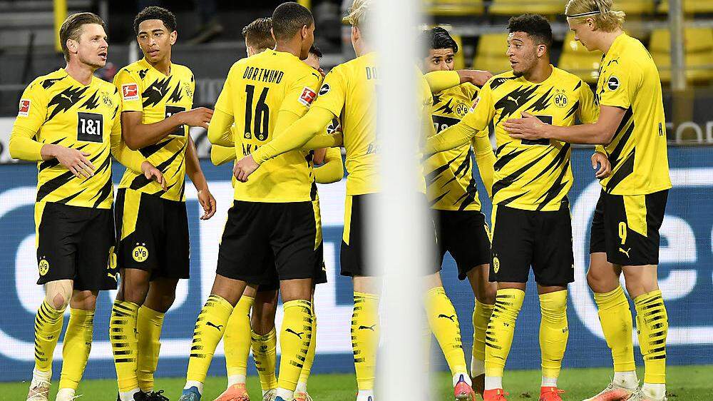 Dortmund wahrt die Chance auf die Champions League.