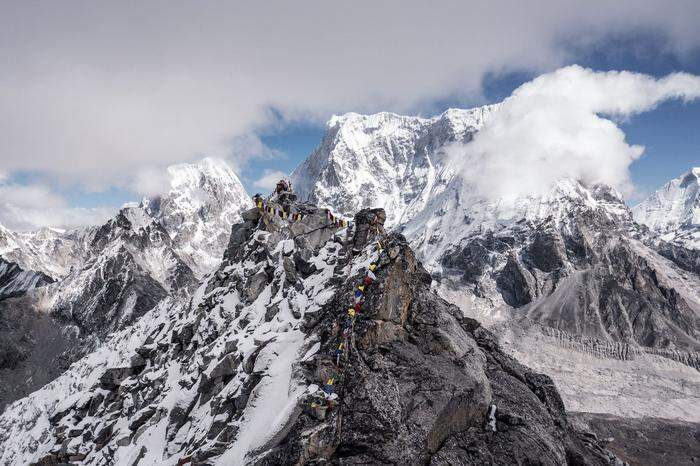 Der Fox Peak befindet sich in der Everest-Region. Auf dem Berg fand David Lama seine letzte Ruhestätte