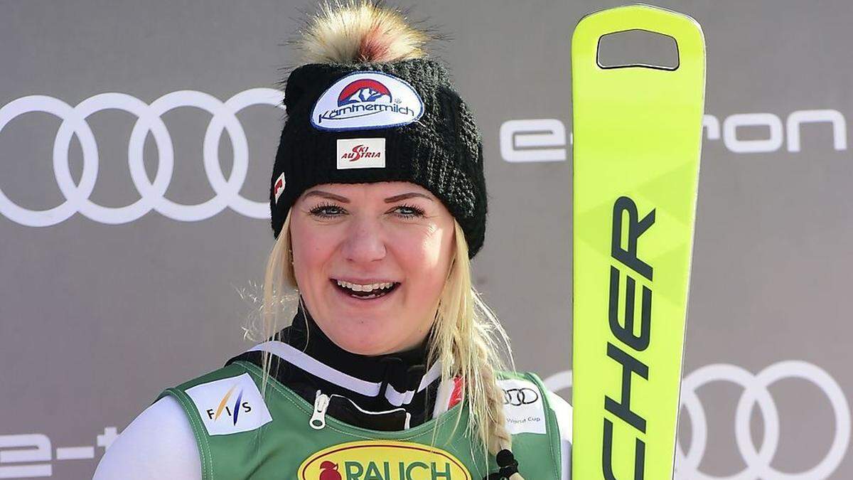 Katharina Truppe hofft, in Sölden beim Weltcup-Auftakt  doch etwas zum Lachen zu haben