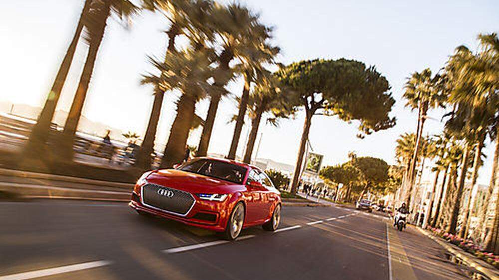 Audi TT Sportback: das millionenschwere Einzelstück auf erster Ausfahrt in Cannes