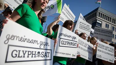 In Europa gibt es Widerstand gegen das Pflanzenschutzmittel Glyphosat