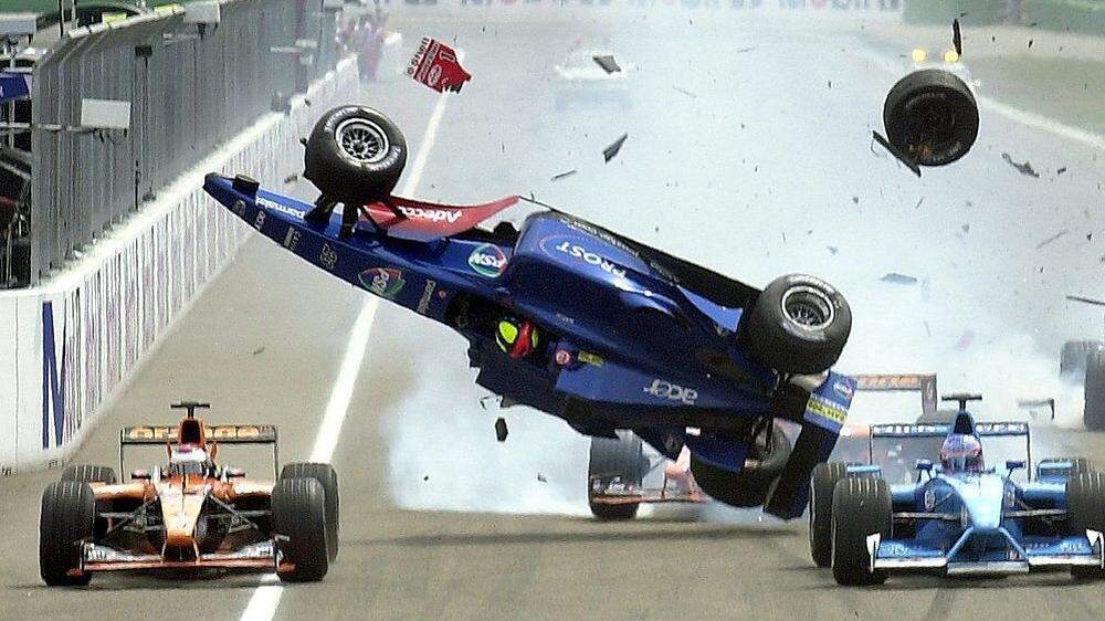 Schwerer Unfall am Hockenheimring im Jahr 2001
