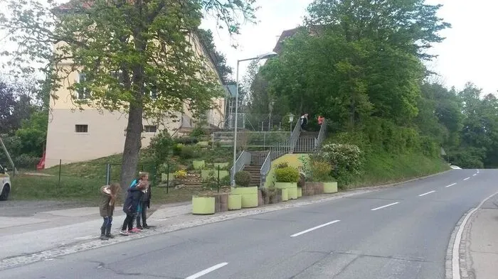 Der Zebrastreifen wurde entfernt