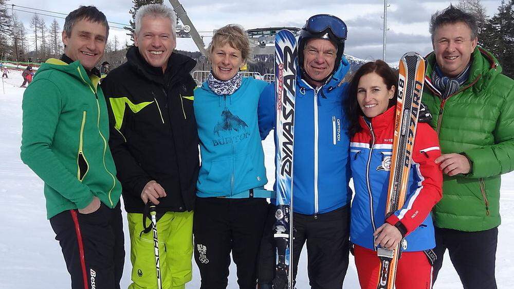 Die Organisatoren vom Tennisclub Cobra konnten 60 Teilnehmer beim Skitag der Gemeinde St. Georgen begrüßen 